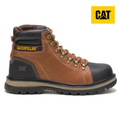 Caterpillar Foxfield Steel Toe Miesten Turvakengät Ruskea (HDNRX)